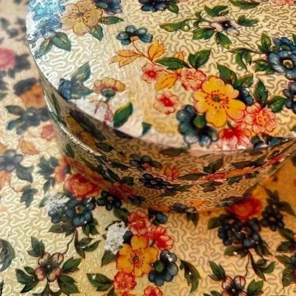 Vintage tray and coaster set. - Picture 11 of 14